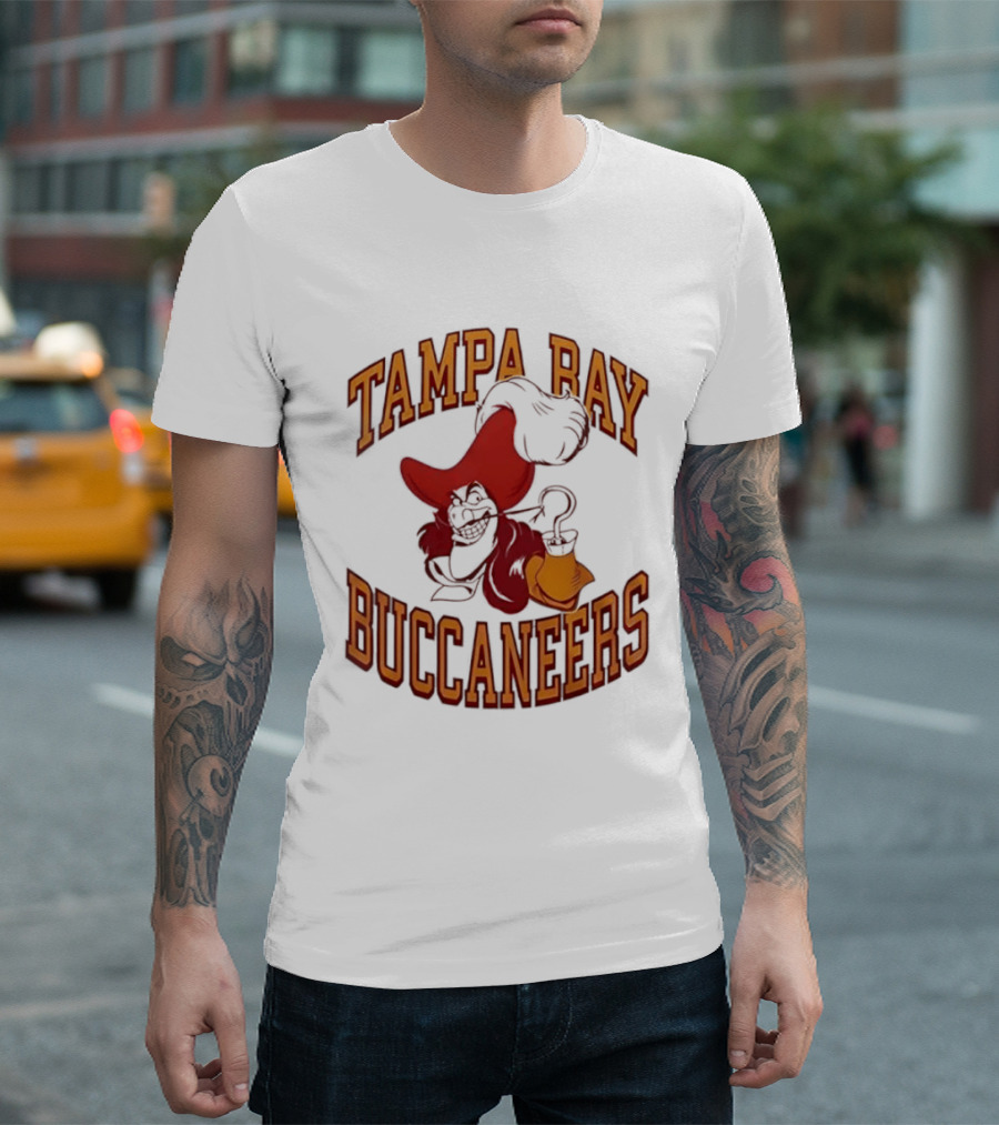 Captain Hook Tampa Bay Buccaneers Pirate T-Shirt