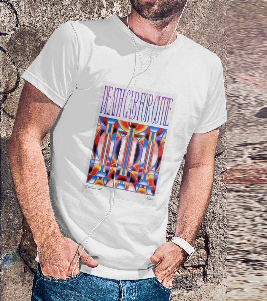 Death Cab For Cutie Toronto ON 07 19 2026 Tour Geometric T-Shirt