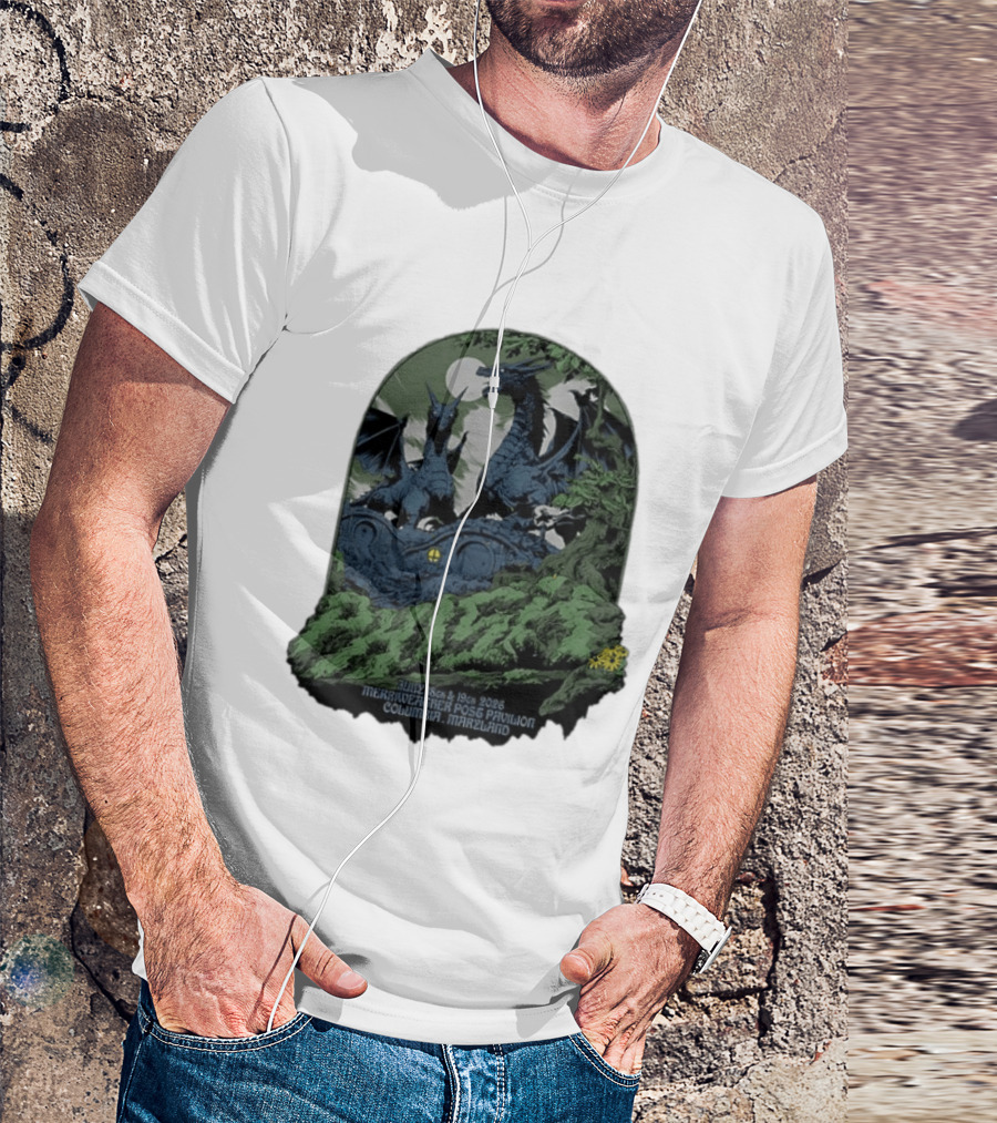 Dragons July 18th 19th 2026 Merriweather Post Pavilion Columbia Maryland T-Shirt