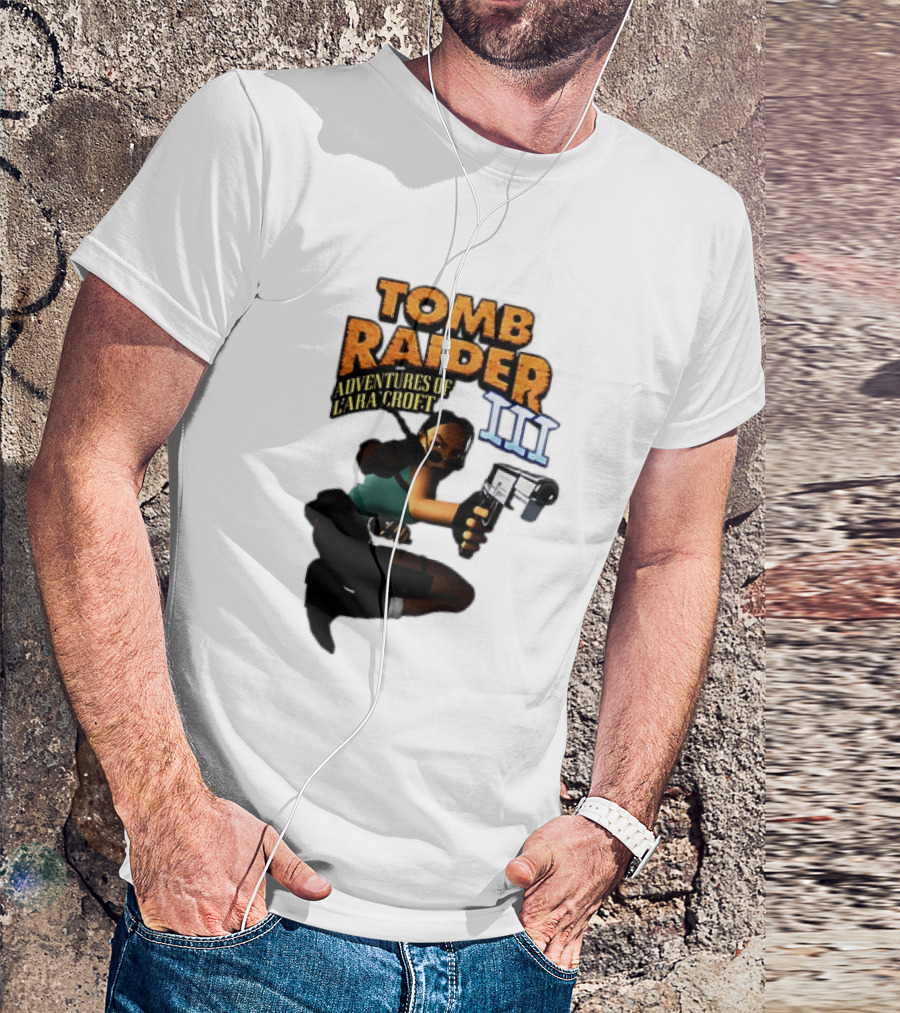 Tomb Raider Adventures Of Lara Croft III Classic Game T-Shirt