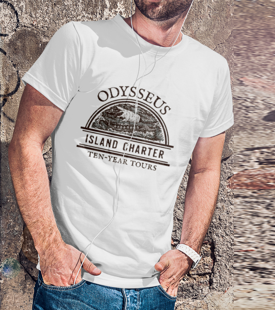 Odysseus Island Charter Ten Year Tours Travel Adventure T-Shirt