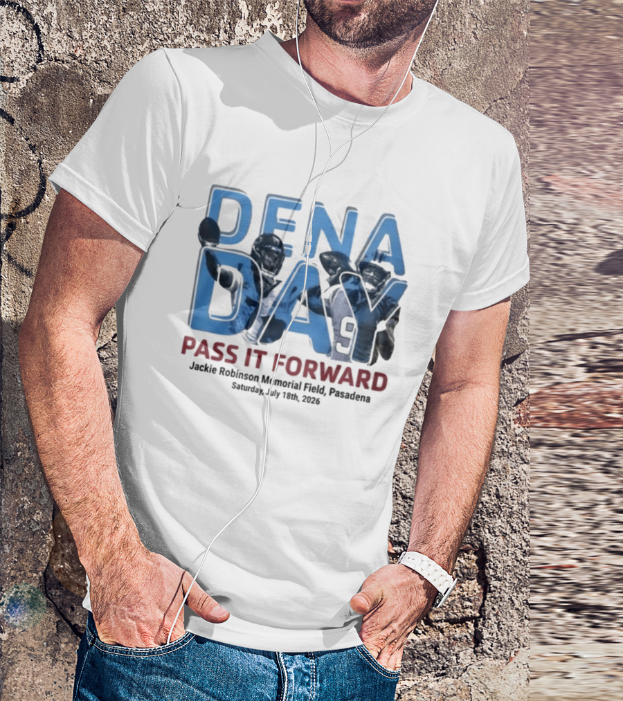 Panthers Dena Day 2026 Pass It Forward Jackie Robinson Memorial Field July 18th Pasadena T-Shirt