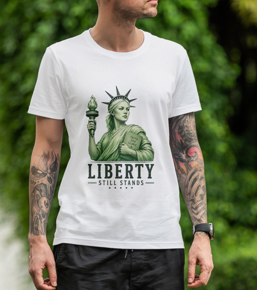 Sophie Cunningham Liberty Truth Over Silence Statue Still Stands T-Shirt