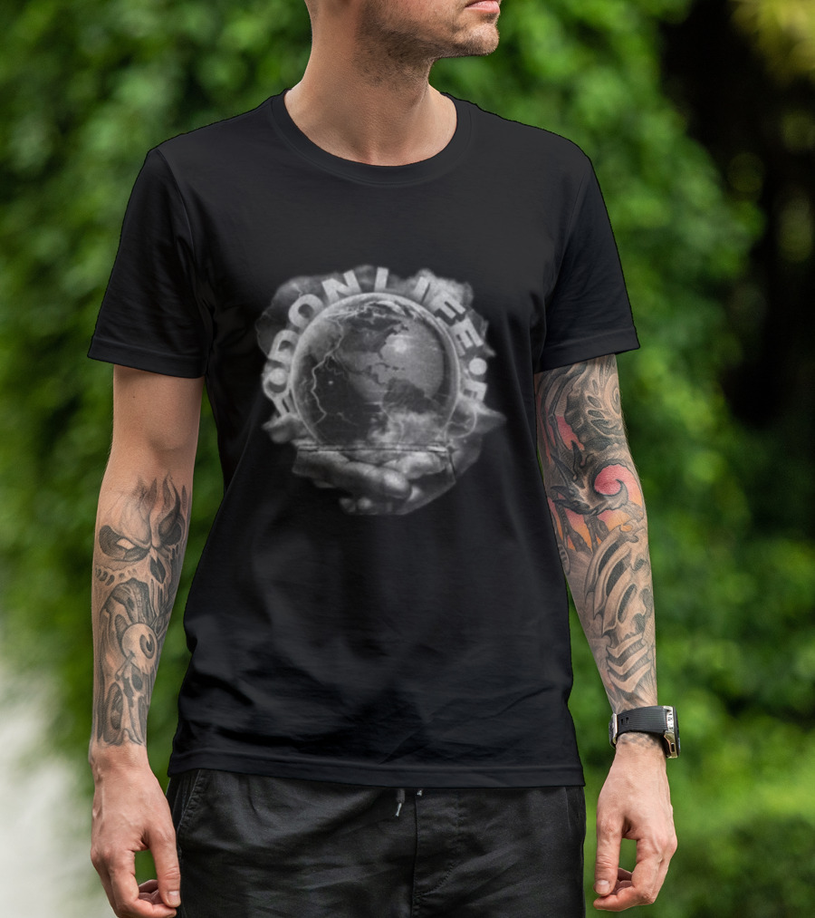 Big Sean Store Don Life Planet In Hands T-Shirt