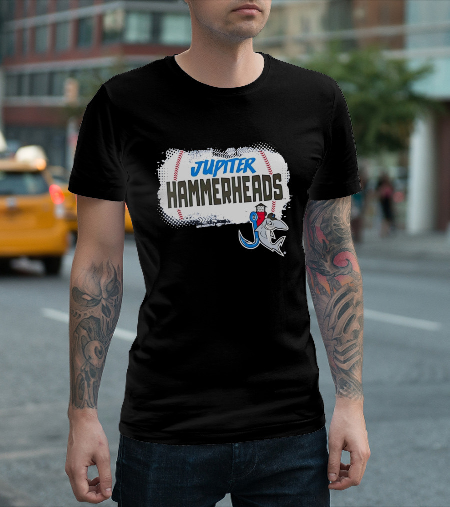 BIMM RIDDER MLB Jupiter Hammerheads Baseball Team MLB Sports T-Shirt