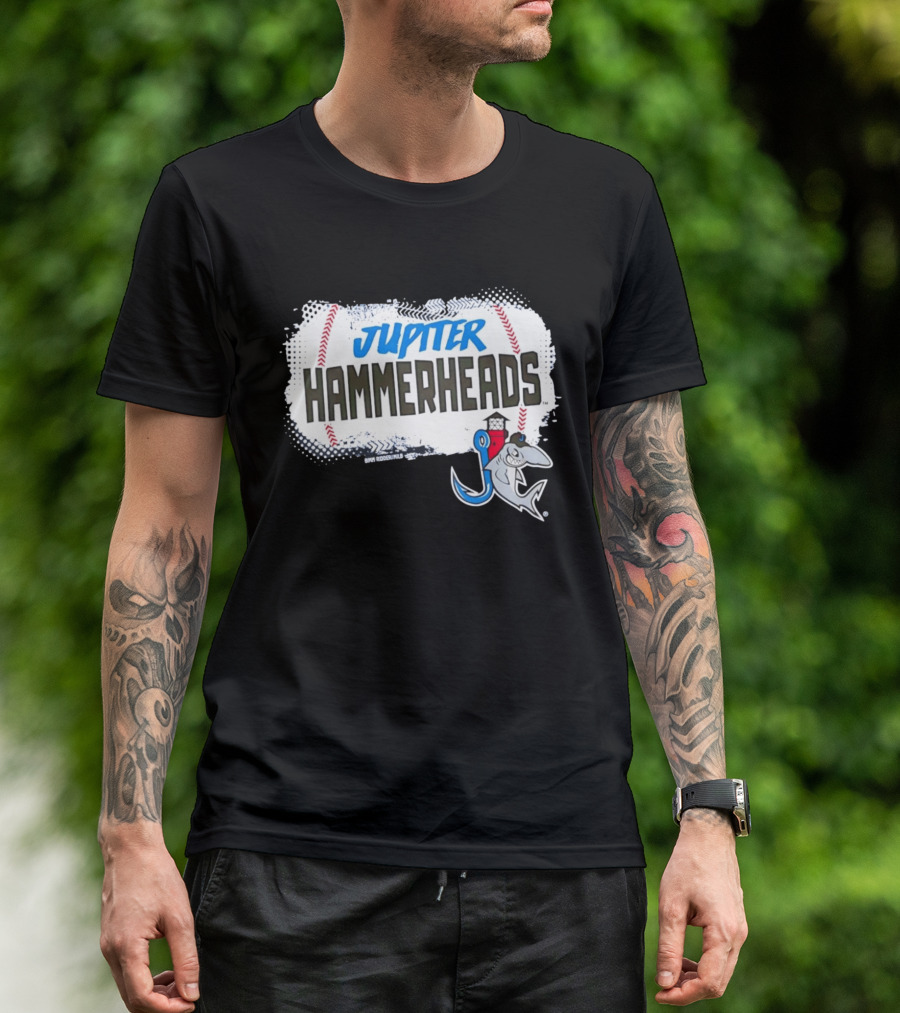 BIMM RIDDER MLB Jupiter Hammerheads Baseball Team MLB Sports T-Shirt