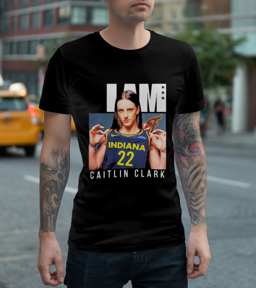 Caitlin Clark Indiana Fever Basketball SLAM Magazine I AM T-Shirt