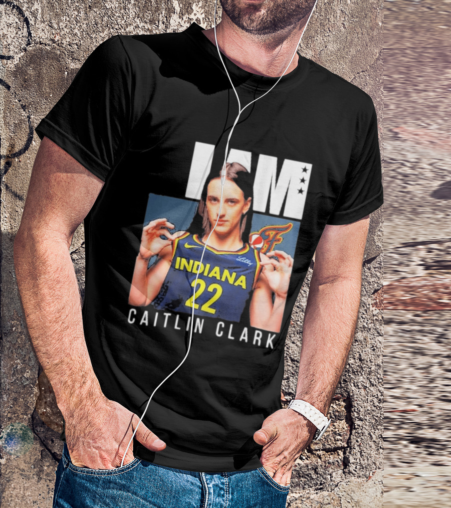 Caitlin Clark Indiana Fever Basketball SLAM Magazine I AM T-Shirt