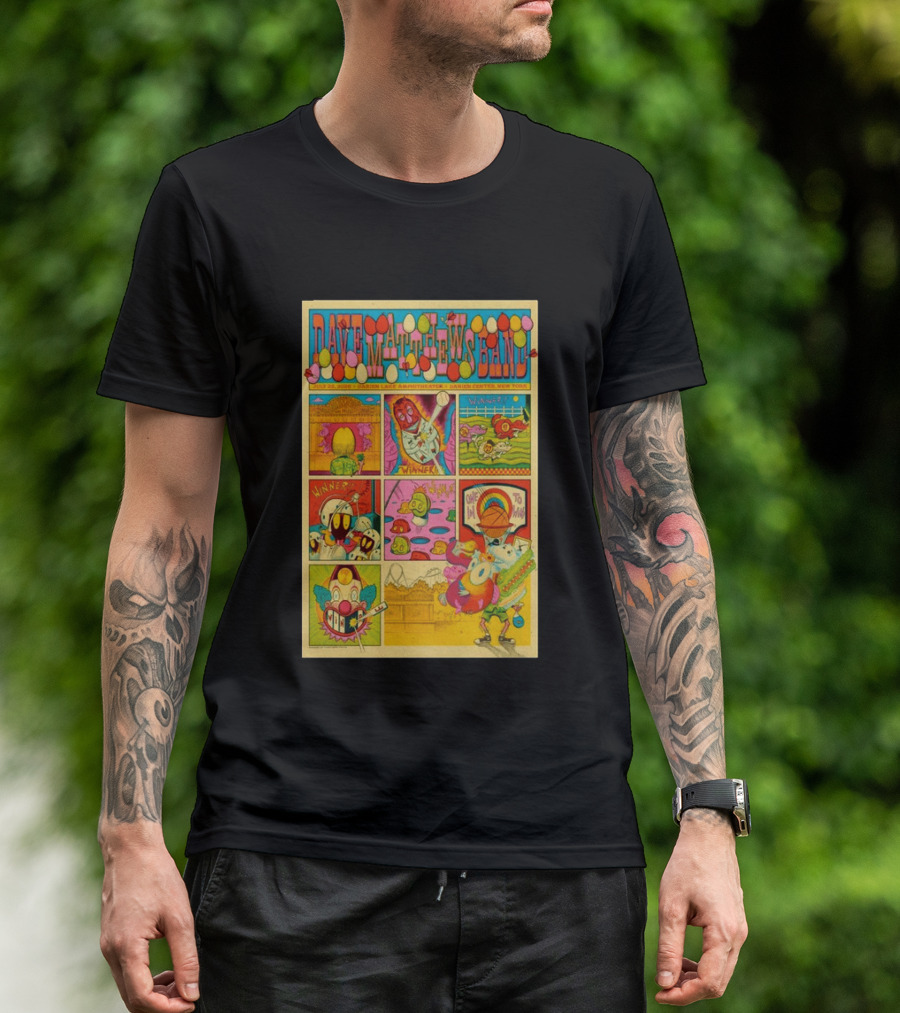 Dave Matthews Band Darien Lake Amphitheater July 22 2026 Comic T-Shirt