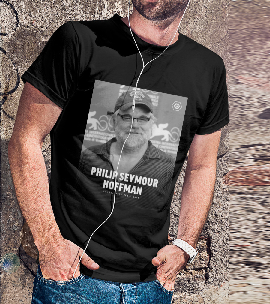 Philip Seymour Hoffman Venice Film Festival Memorial Jul 23 1967 Feb 2 2014 T-Shirt