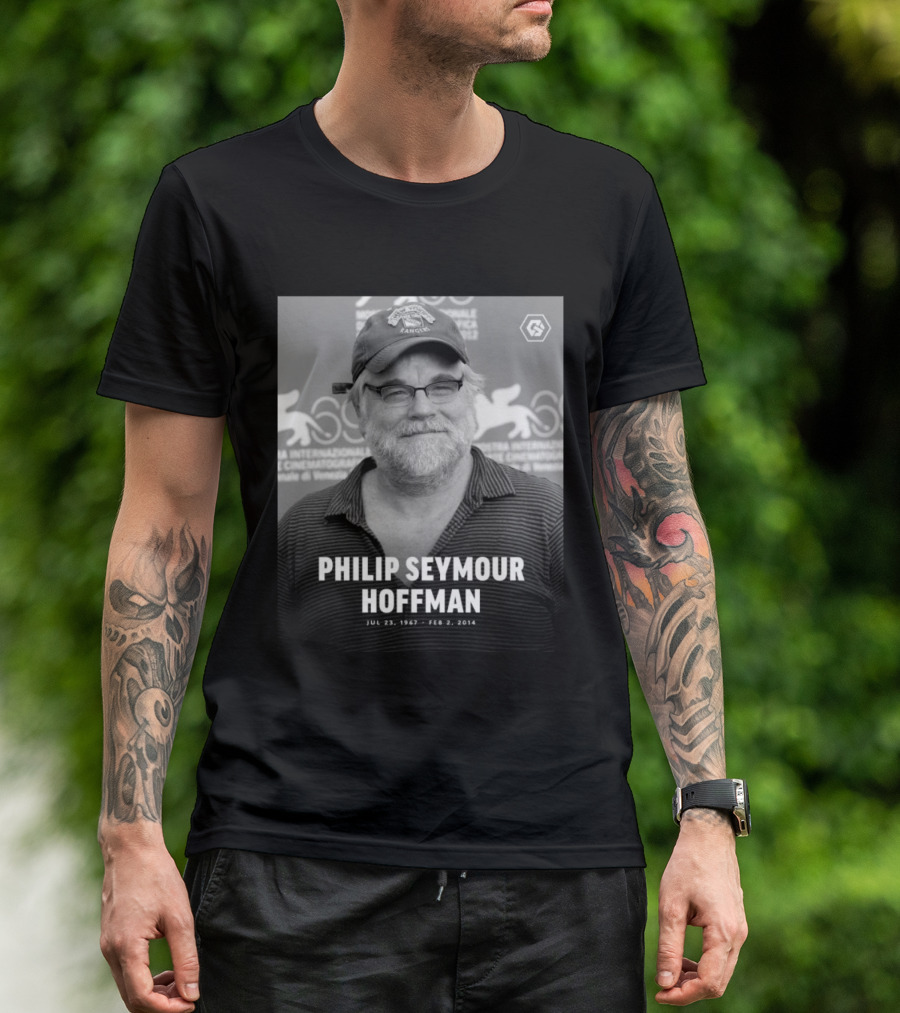 Philip Seymour Hoffman Venice Film Festival Memorial Jul 23 1967 Feb 2 2014 T-Shirt