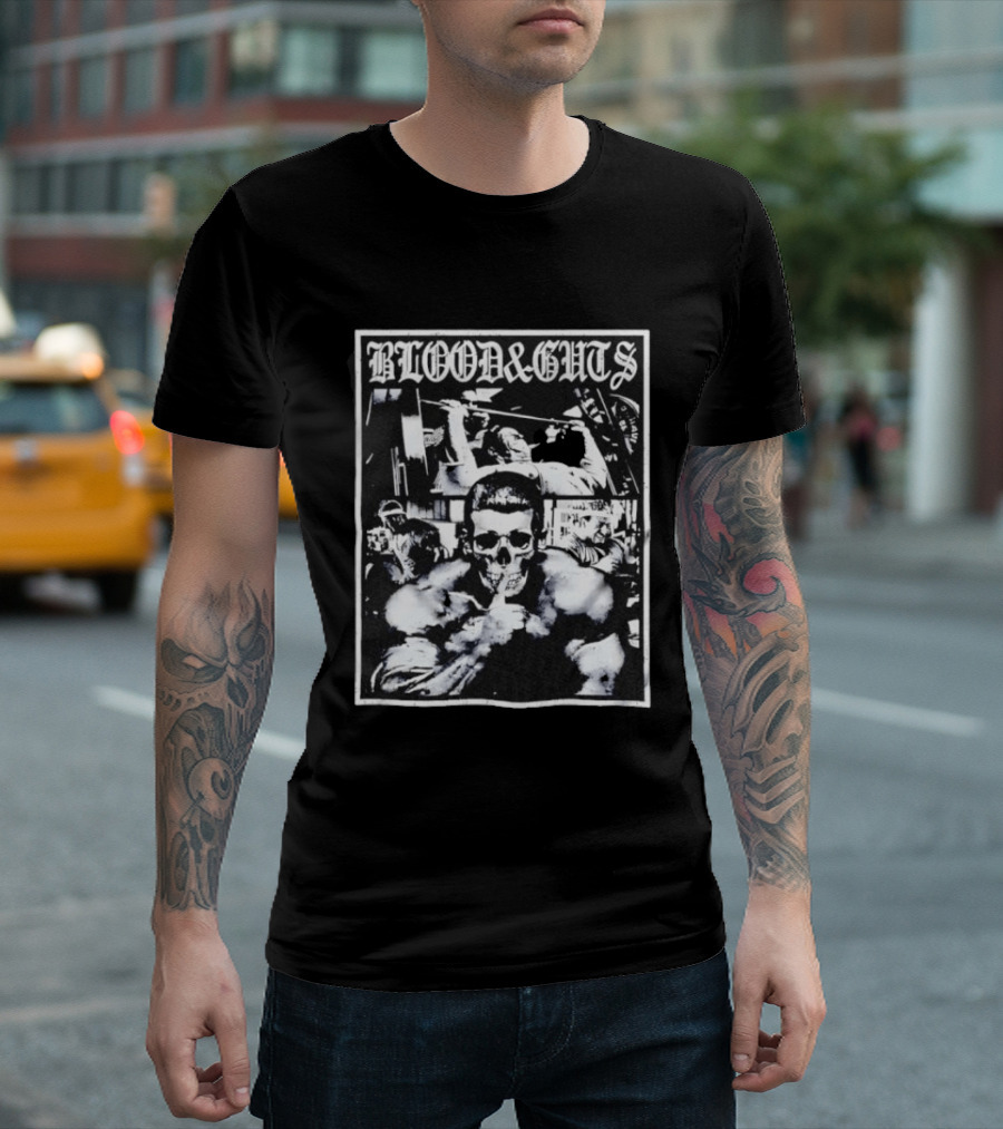 Blood And Guts Bodybuilding Training Dorian Yates Gym Workout Fitness T-Shirt