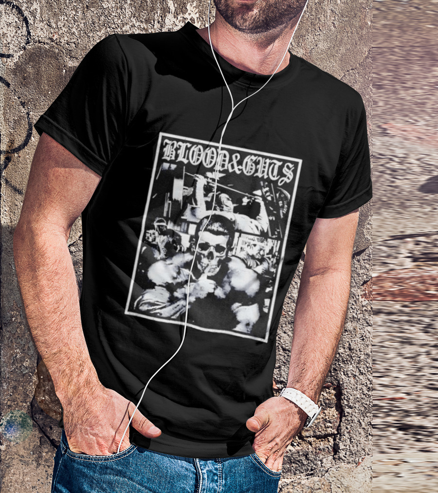 Blood And Guts Bodybuilding Training Dorian Yates Gym Workout Fitness T-Shirt