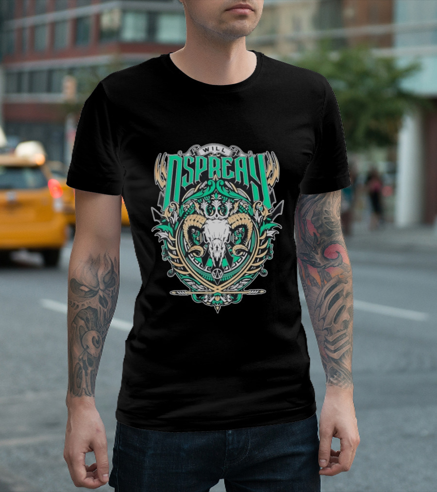 Will Ospreay Ram Skull Crest Vortex T-Shirt