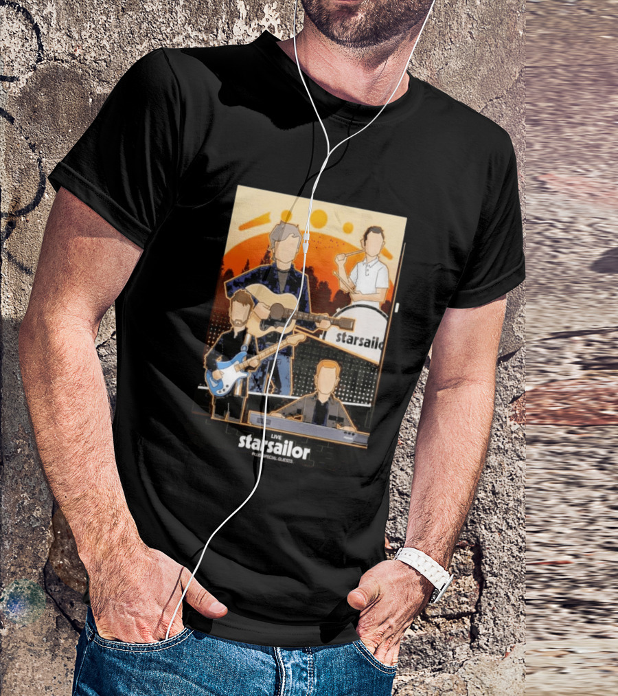Starsailor Live Plus Special Guests July 25 2026 Old Market Place Warrington Concert Event T-Shirt