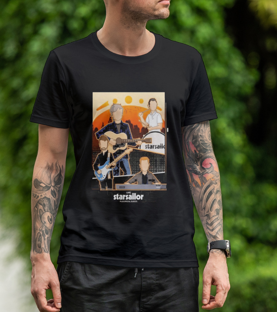 Starsailor Live Plus Special Guests July 25 2026 Old Market Place Warrington Concert Event T-Shirt