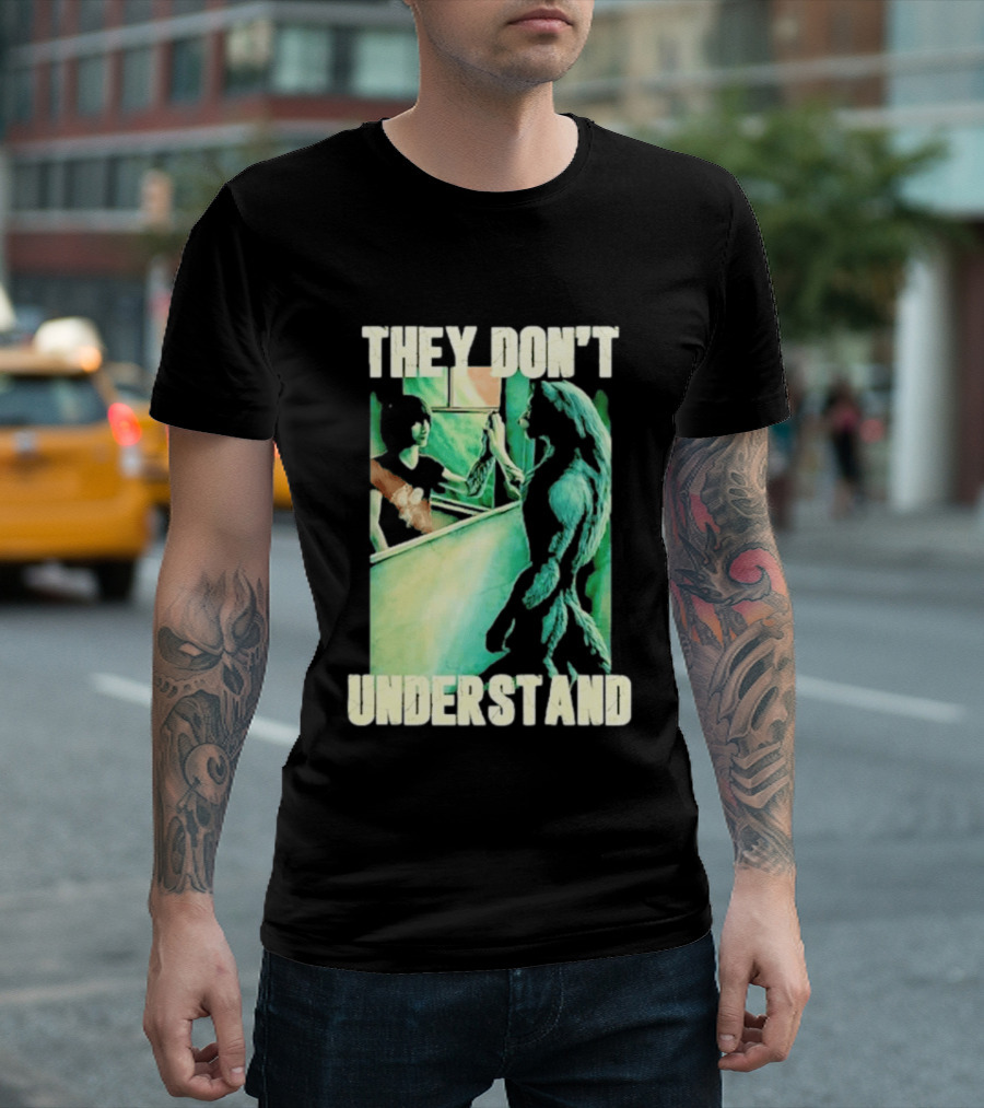 They Don't Understand Werewolf Mirror Reflection T-Shirt