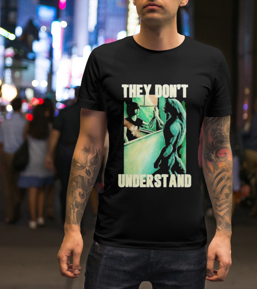 They Don't Understand Werewolf Mirror Reflection T-Shirt