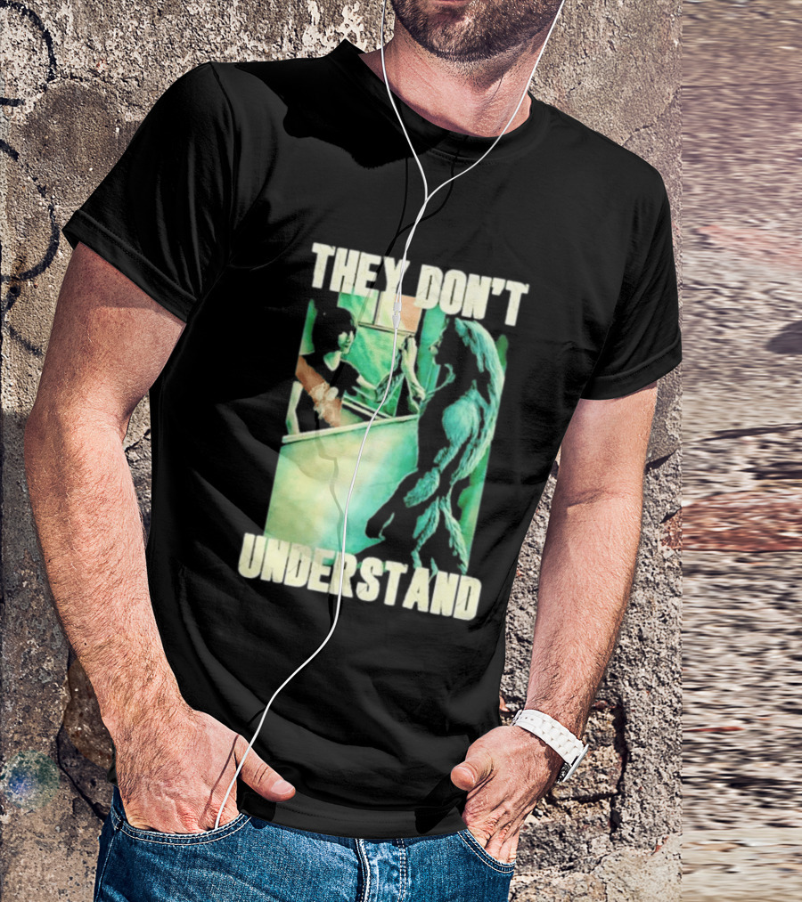 They Don't Understand Werewolf Mirror Reflection T-Shirt