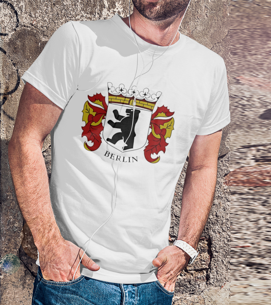 Berlin Coat Of Arms Bear Crest German City T-Shirt