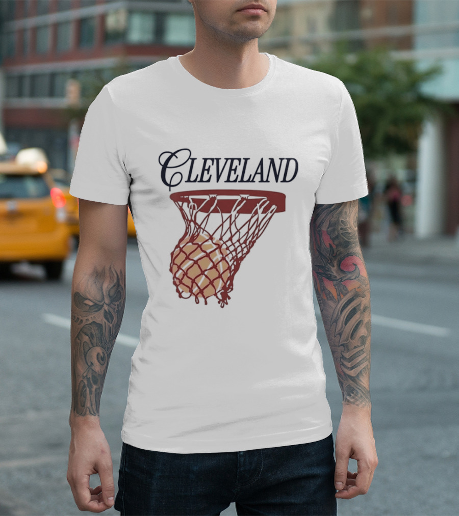 Cleveland Basketball Club Hoop Swish Property Ohio T-Shirt