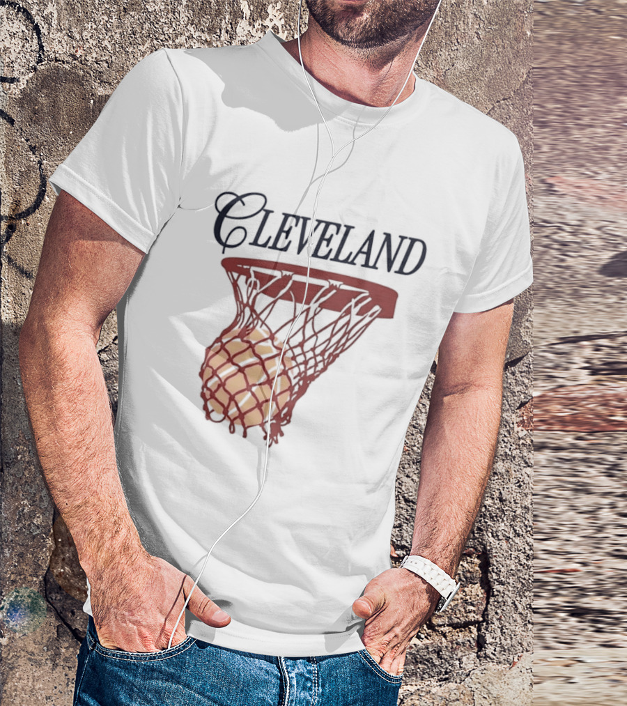 Cleveland Basketball Club Hoop Swish Property Ohio T-Shirt