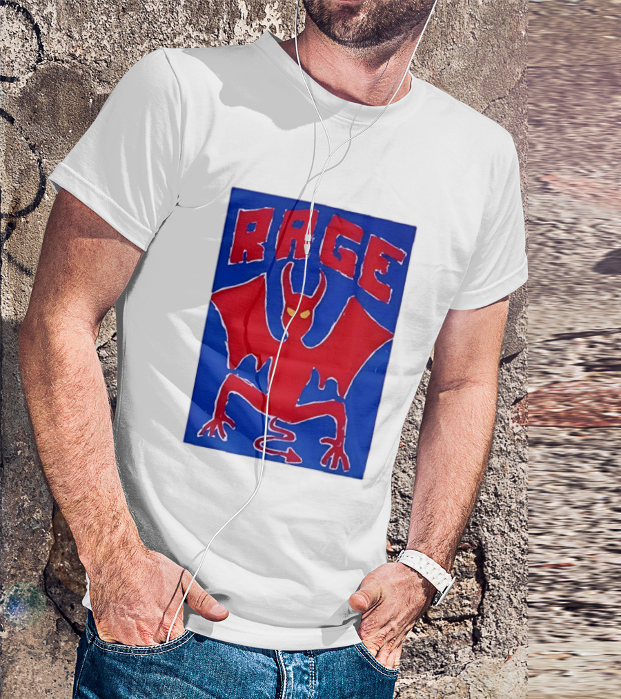 Rage Red Devil Bat Wings Demon T-Shirt