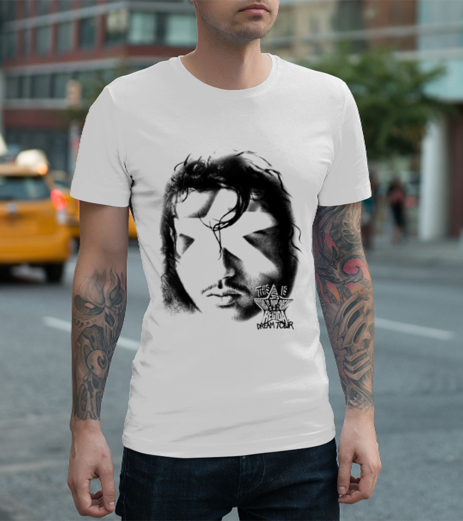 Fuerza Regida Star Face Black T-Shirt