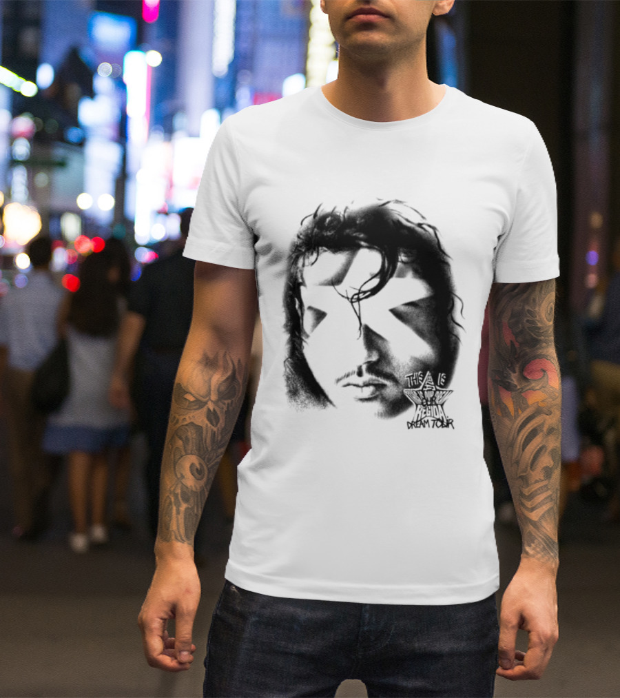 Fuerza Regida Star Face Black T-Shirt
