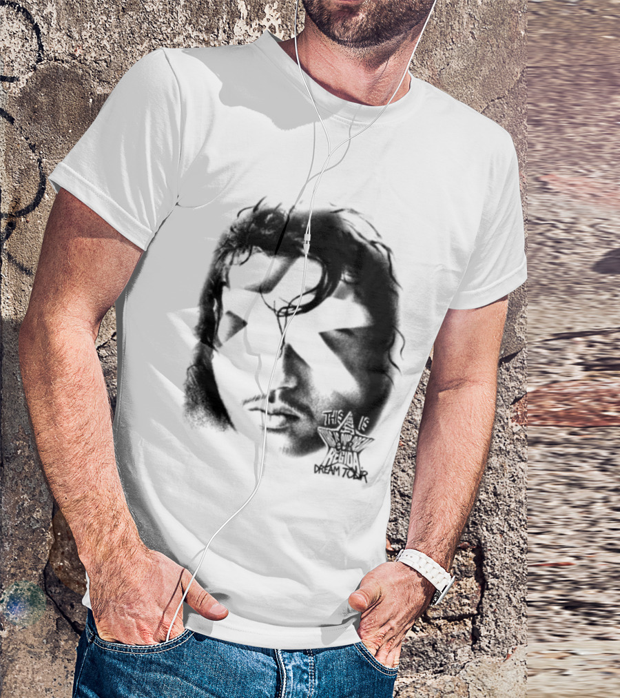 Fuerza Regida Star Face Black T-Shirt