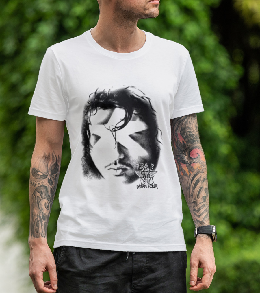 Fuerza Regida Star Face Black T-Shirt