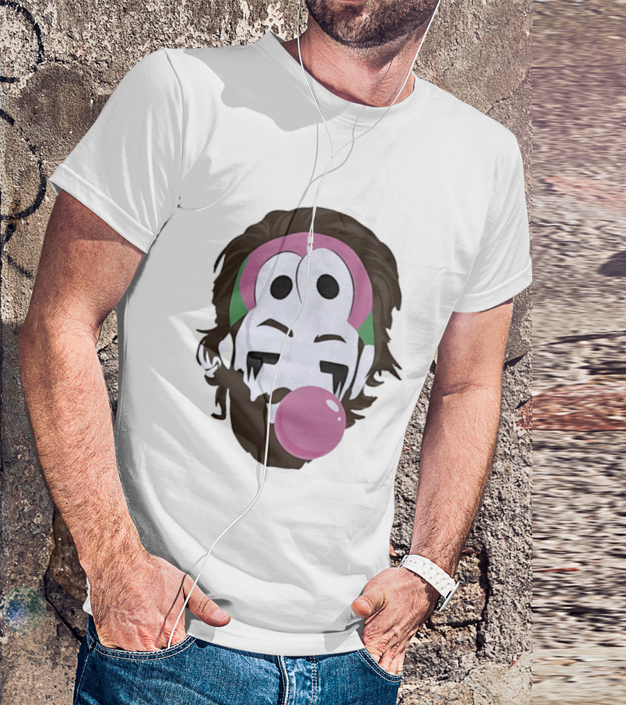 Keanu Reeves Bubblegum Pop Art Cartoon T-Shirt