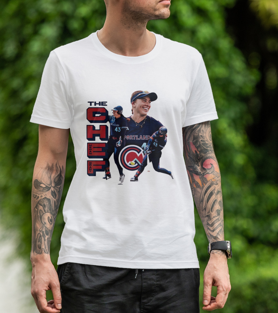 Megan Grant The Chef Portland Cascade Baseball Number 43 T-Shirt