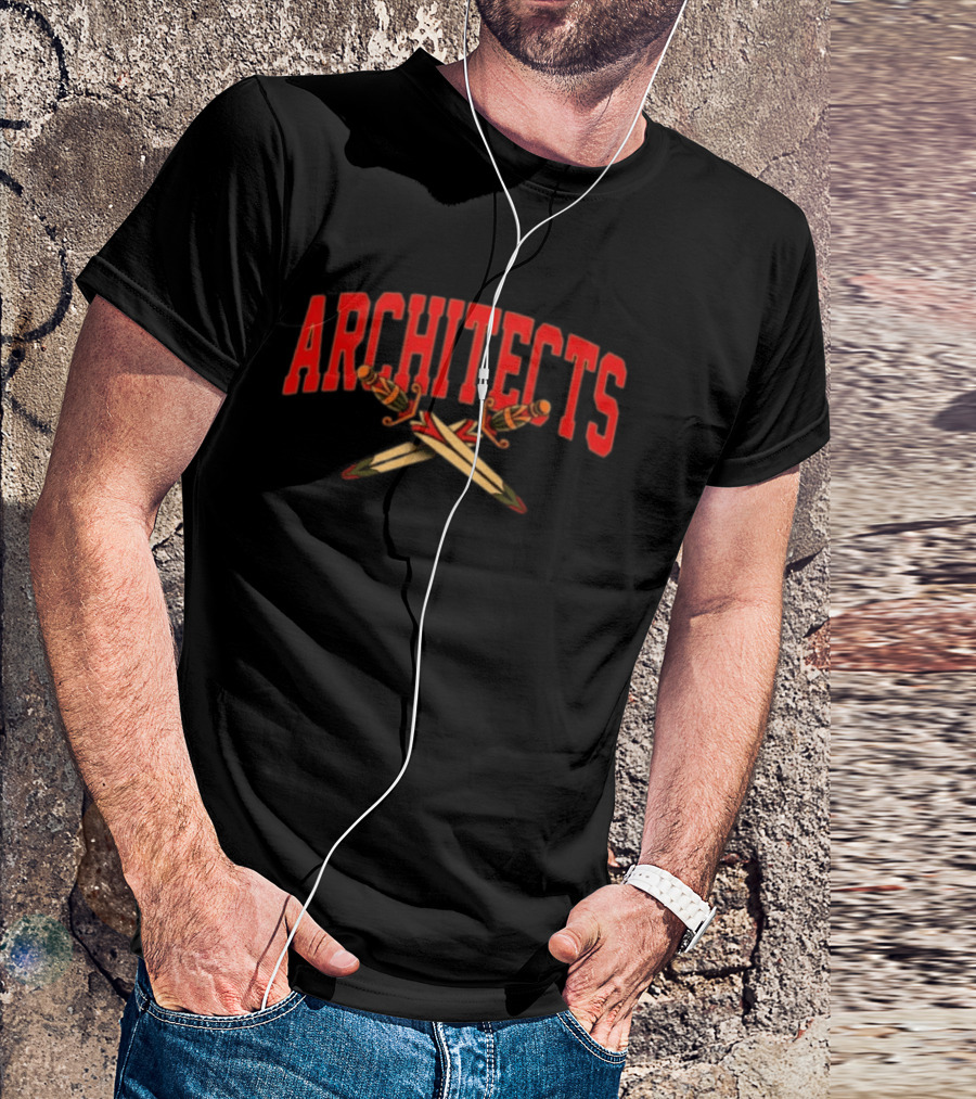 Architects Tiger Knife Black T-Shirt