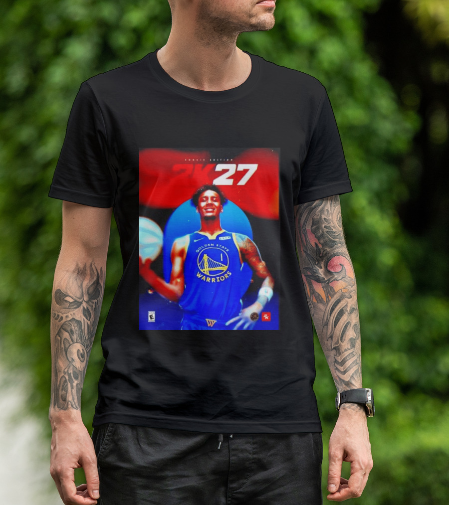 Golden State Warriors NBA 2K27 Rookie Edition Number One Player T-Shirt