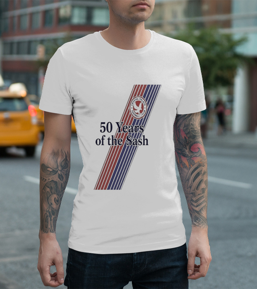 Crystal Palace 50 Years Of The Sash Anniversary Celebration T-Shirt