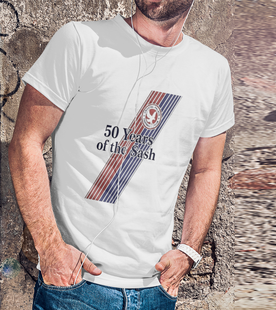 Crystal Palace 50 Years Of The Sash Anniversary Celebration T-Shirt