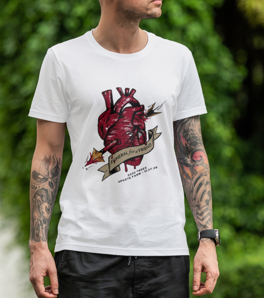 Funeral For A Friend Heart 2008 Those Upon Hope 25.02.08 T-Shirt