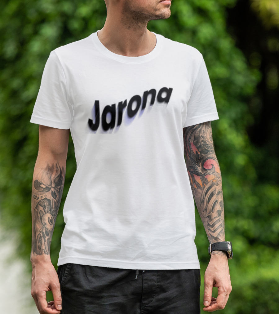 Jarona Paperboxmart Store Blue Black Gradient T-Shirt