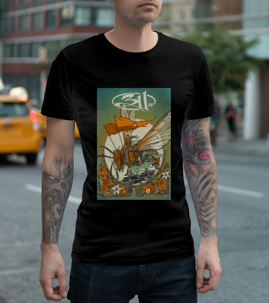 311 PNC Bank Arts Center July 23 2026 New Jersey Concert T-Shirt