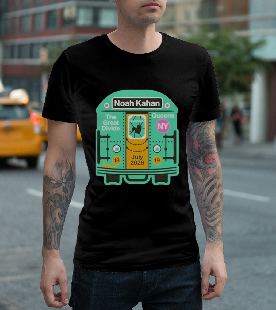 Noah Kahan The Great Divide Queens NY July 2026 T-Shirt
