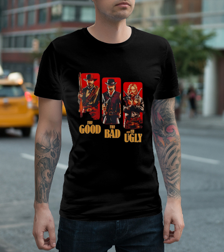 Red Dead Redemption Western Outlaws The Good The Bad The Ugly T-Shirt