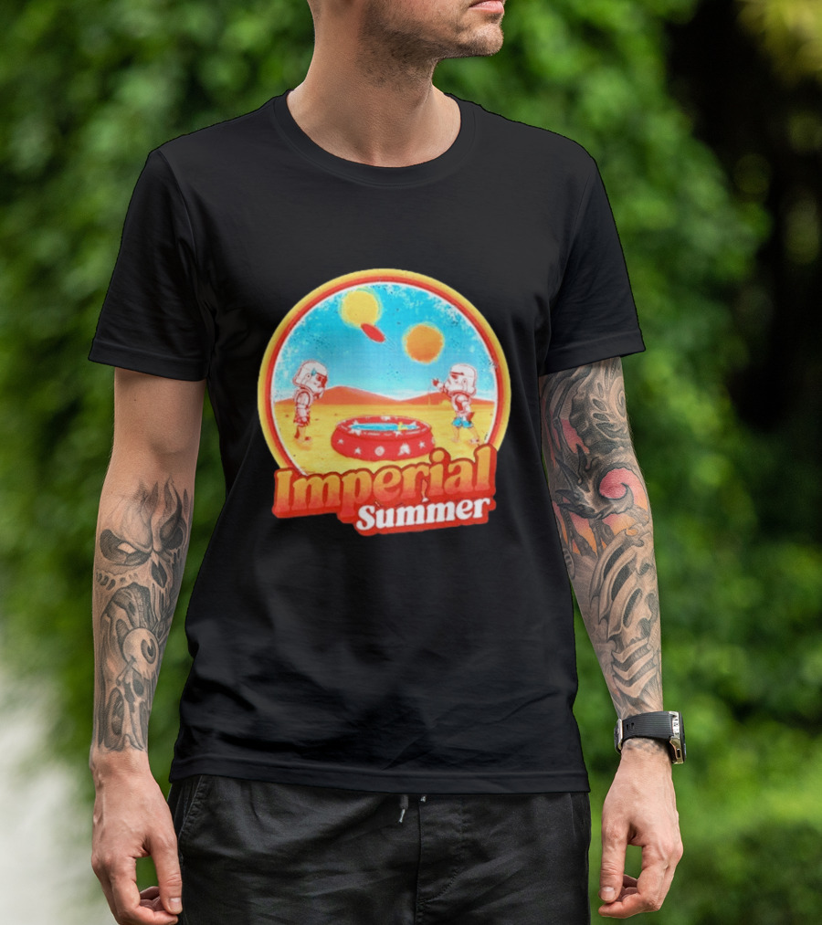 Summer Fun Star Wars Stormtrooper Imperial Beach Scene T-Shirt
