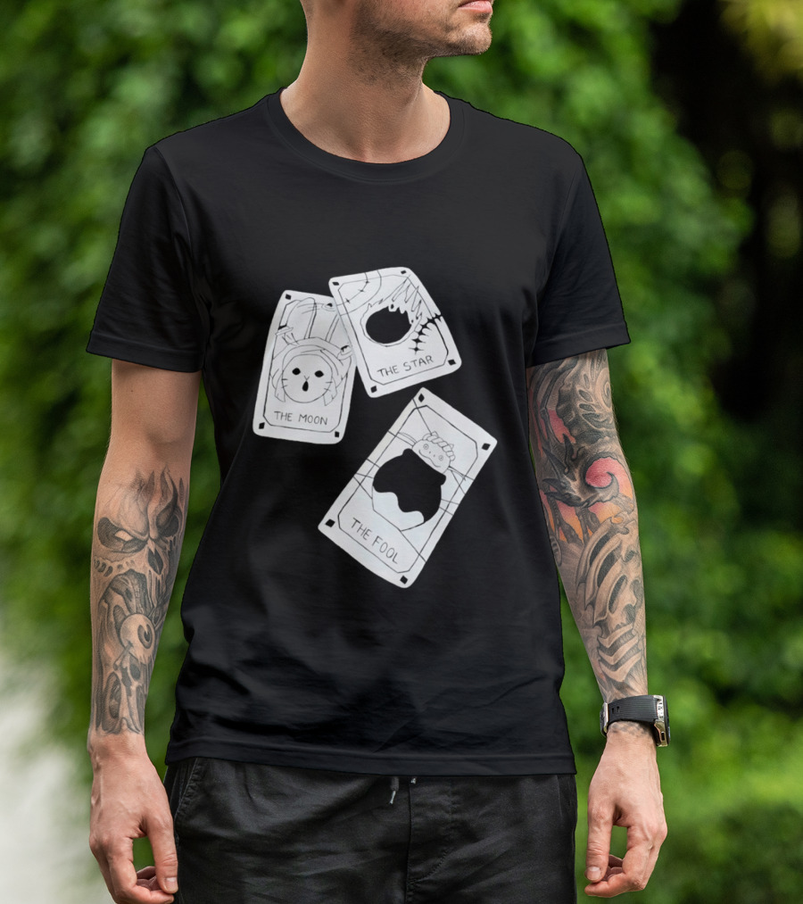 Studio Ghibli Tarot Cards The Moon The Star The Fool Collection T-Shirt