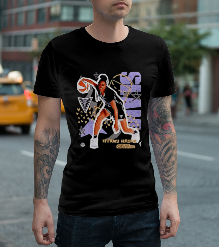 Tiffany Hayes Golden State Valkyries Basketball WNBA 15 T-Shirt