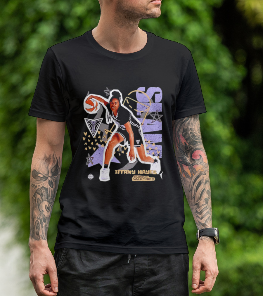 Tiffany Hayes Golden State Valkyries Basketball WNBA 15 T-Shirt