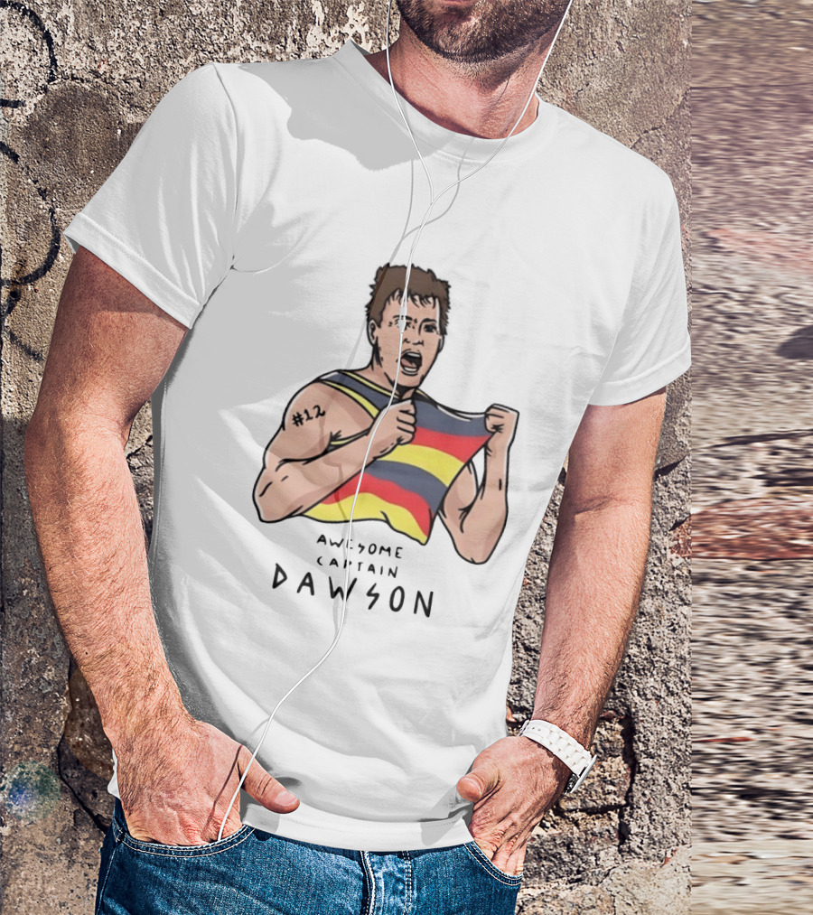 Awesome Captain Dawson No 12 Athlete Sports Victory T-Shirt