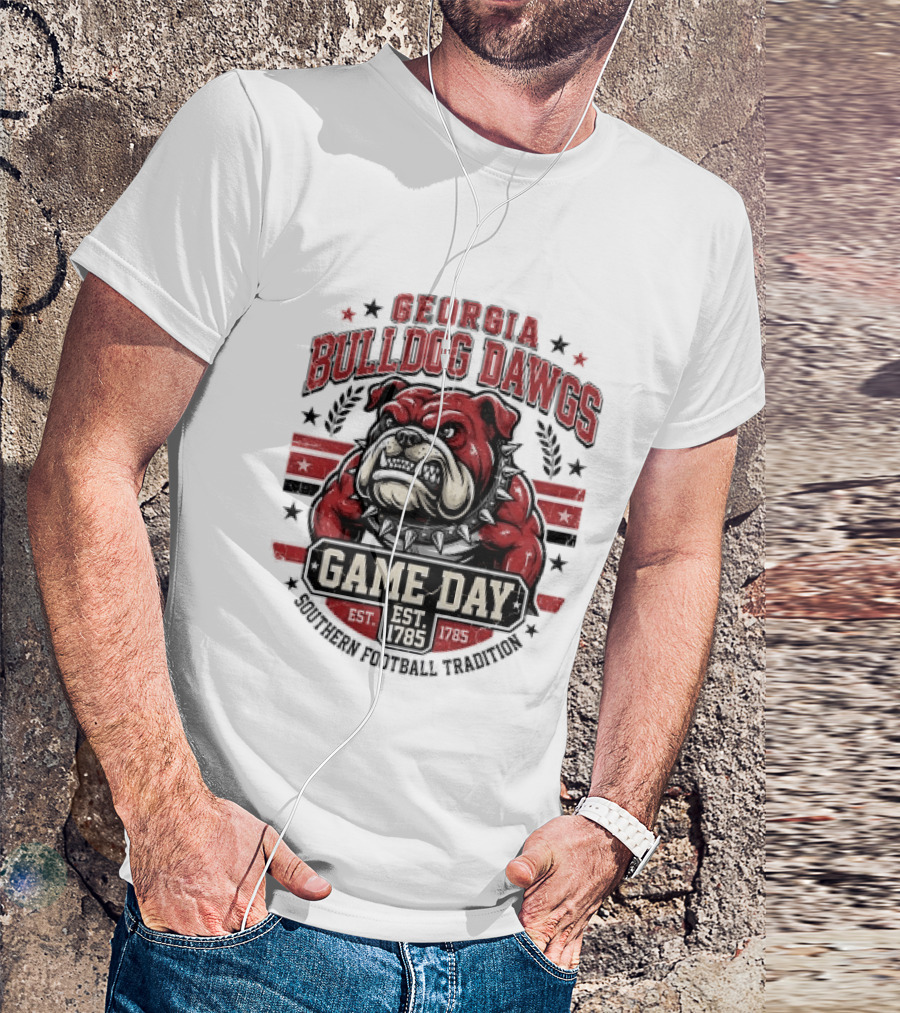 Georgia Bulldog Dawgs Game Day Tradition Est 1785 T-Shirt
