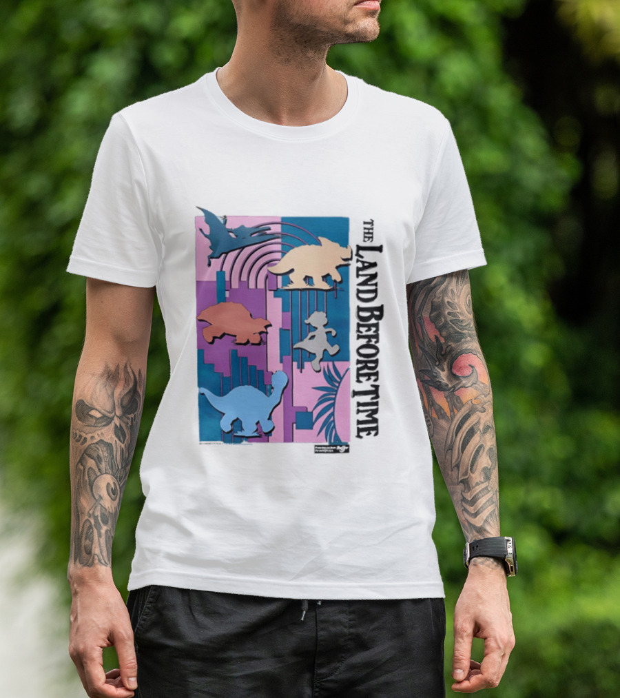 The Land Before Time Littlefoot Cera Petrie Ducky Spike T-Shirt