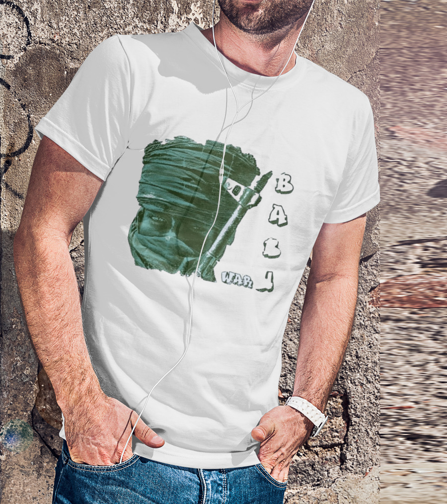 War Baby Soldier With Rifle And Turban T-Shirt